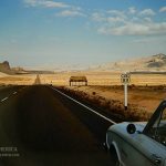 US 89 at the Utah State Line. NOVEMBER 1961. Photo by Edna Fridley