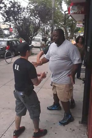 Eric Garner, during the police altercation that led to his death. 