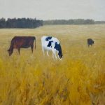 “Contented”. Painting by Tabby Ivy