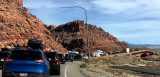 A normal day of traffic on US 191 outside Moab