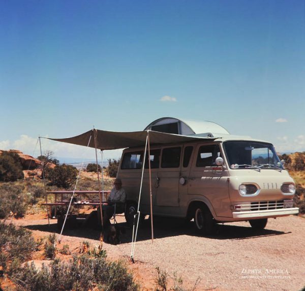 Devils Garden Campground, Arches National Monument. 1965. Photo by Herb Ringer