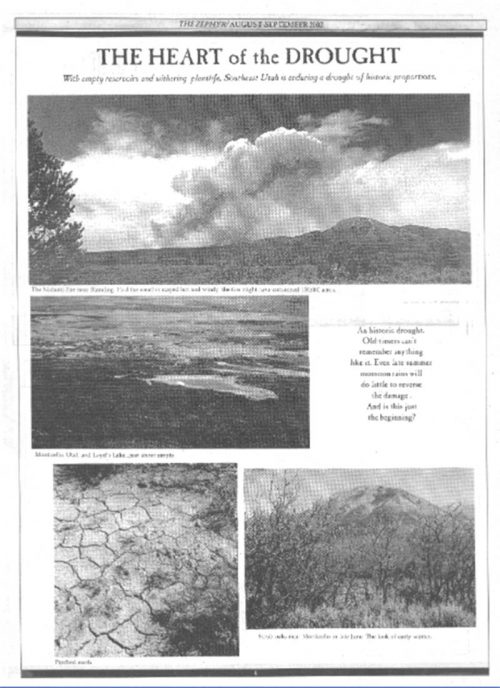 A page from the Zephyr, August 2002. 