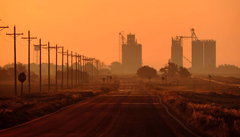 A hazy summer morning on the Plains. Photo by Jim Stiles