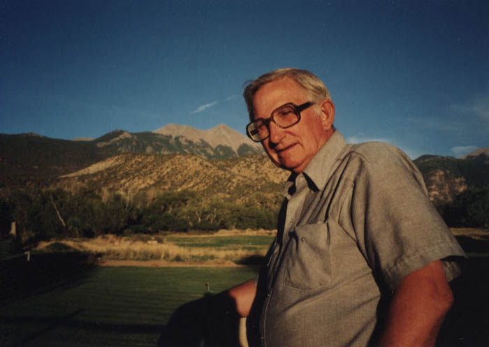Ken Sleight at Pack Creek Ranch. Circa 1992. Photo by Jim Stiles
