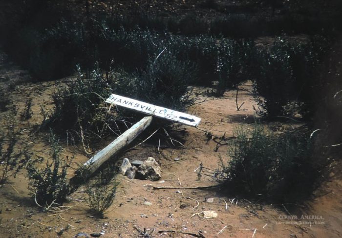 Hanksville, 52 miles. June 1959. Photo by Charles Kreischer